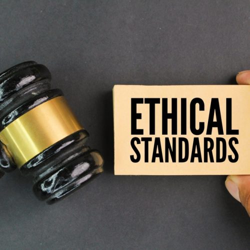 Judge's,Gavel,And,Paper,With,The,Word,Ethical,Standards