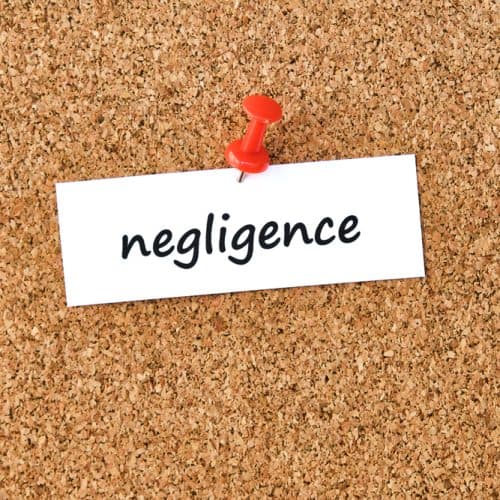 Negligence.,Word,Written,On,A,Piece,Of,Paper,Or,Note,