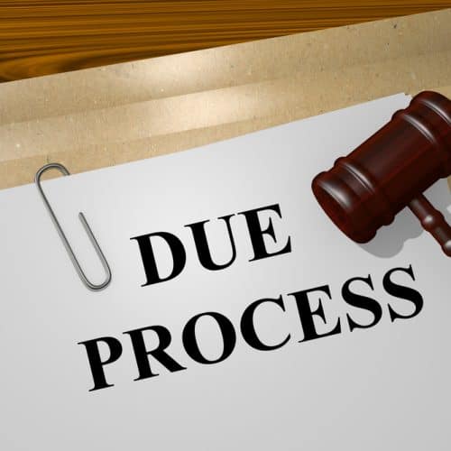 Render,Illustration,Of,Due,Process,Title,On,Legal,Documents