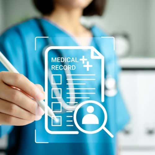 Medicine,Doctors,Inspect,Electronic,Medical,Records,On,Tablets.,Digital,Healthcare