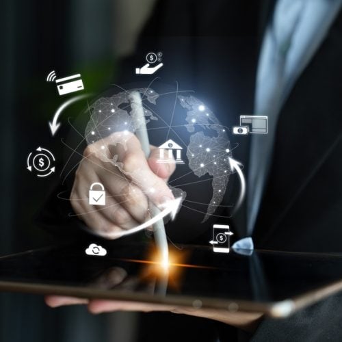 Worldwide,Digital,Payment,Network,Showing,Secure,Financial,Transactions.,Digital,Payment