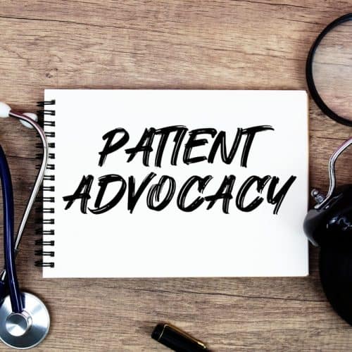 Patient,Advocacy,Text,Written,On,Notepad,With,Stethoscope,,Magnifying,Glass