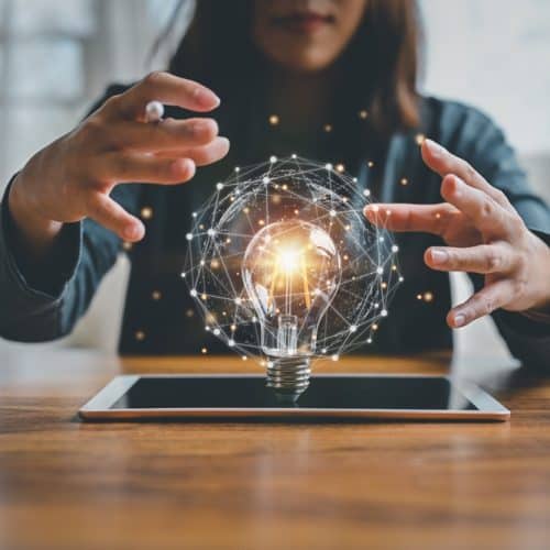 Creative,Idea,Or,Thinking,In,Innovative,Technology,Concept,,Knowledge,In