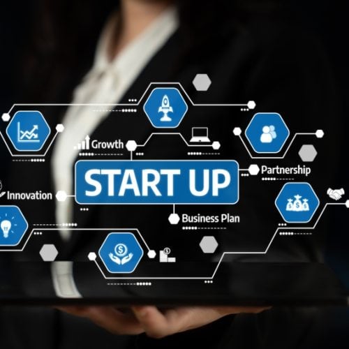 A,Sleek,Digital,Illustration,Showcasing,Key,Concepts,Of,Startup,Culture,