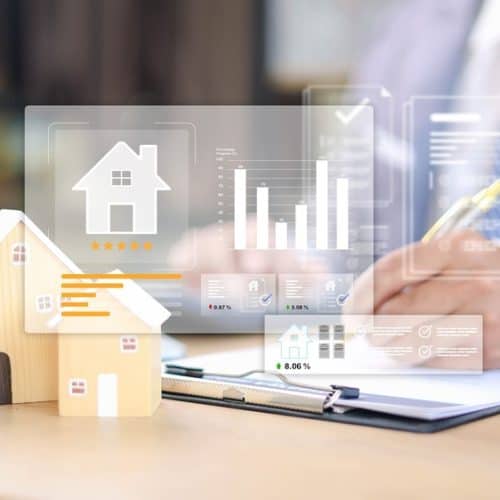 Real,Estate,Agent,Signing,Property,Contract,With,Digital,Document,Overlay,