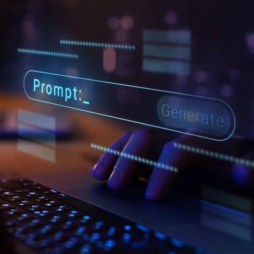 Ai,Prompt,To,Generate,Image,Or,Text,,Futuristic,Ai powered,Prompt