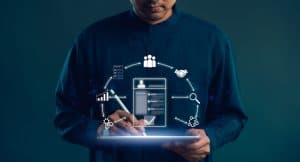 Hr,Management,,Leader,With,Idea,And,Innovation,The,Administration,Of
